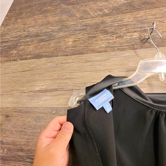 Simply Vera Vera Wang Black Zippered Mini Dress - Picture 3 of 13